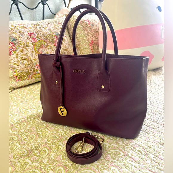 Furla Barolo Saffiano Leather Josi Tote Bag - Picture 2 of 9